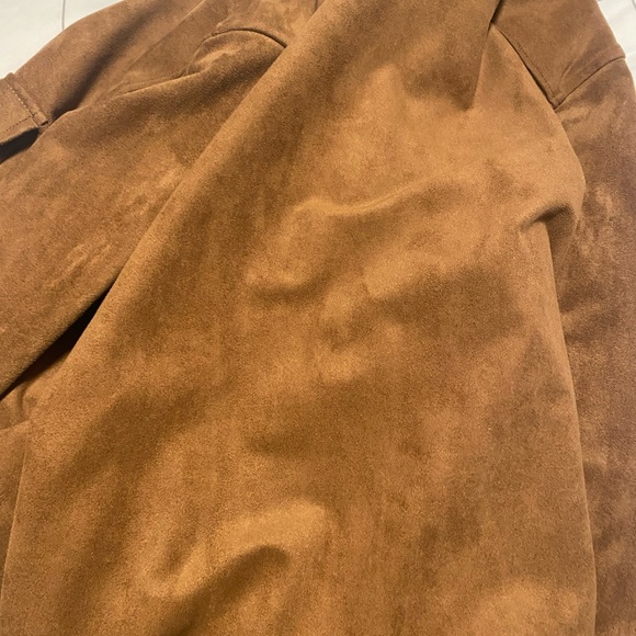 MENS brown faux suede H&M shirt jacket - Picture 6 of 6